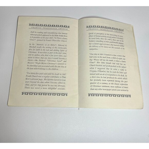 Is There a Santa Claus 1934 Editorial Francis P. Church Illustrated Booklet - Picture 7 of 8